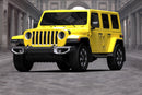 Rally Armor 18-25 Jeep JL Wrangler Black UR Mud Flap w/Grey Logo-2