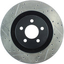StopTech SportStop 06-09 Chrysler SRT-8 Front Right Drilled & Slotted Rotor-1
