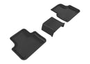 3D MAXpider 2017-2020 Audi Q7/Q8 Kagu 2nd Row Floormats - Black-1