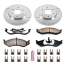 Power Stop 90-99 Jeep Cherokee Front Z36 Truck & Tow Brake Kit-1