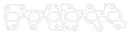 Cometic Toyota 2JZGTE 93-UP 2 PC. Exhaust Manifold Gasket .030 inch 1.600 inch X 1.220 inch Port-2