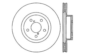 StopTech Drilled Sport Brake Rotor - 0