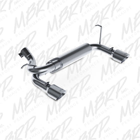 MBRP 07-14 Jeep Wrangler/Rubicon 3.6L/3.8L V6 Axle-Back Dual Rear Exit T409 Performance Exhaust Sys - 0