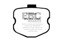 EBC 10-13 Chevrolet Corvette (C6) 6.2 Grand Sport Redstuff Rear Brake Pads-2