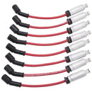 Edelbrock Spark Plug Wire Set LS Truck w/ Metal Sleeves 99-15 50 Ohm Resistance Red Wire (Set of 8)-1