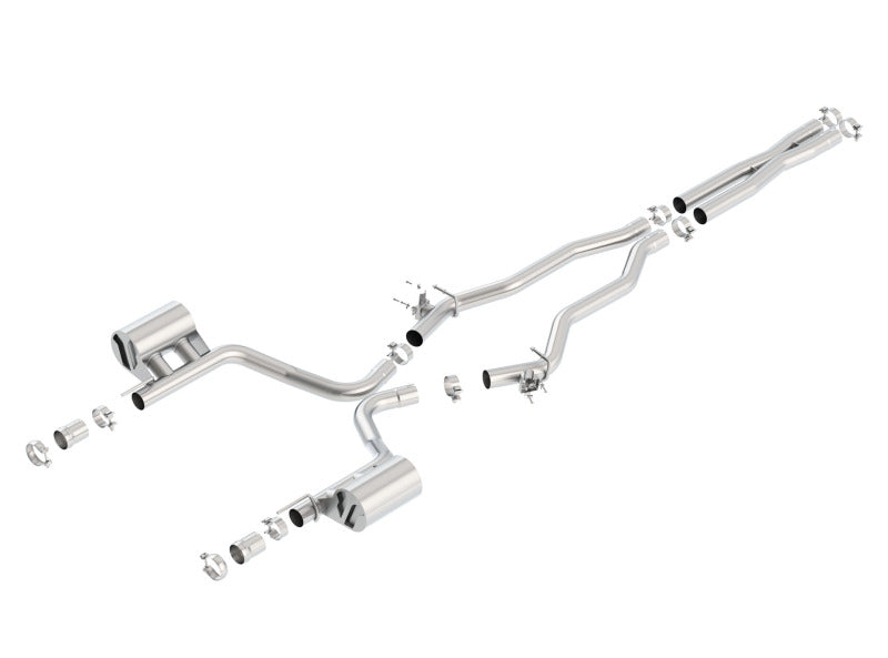 Borla 2015-2022 Charger SRT 392 / Scat Pack 6.4L Atak Catback Exhaust Single Split Rear Exit - 0