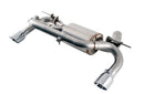 AWE Tuning BMW F3X 335i/435i Touring Edition Axle-Back Exhaust - Chrome Silver Tips (90mm)-1