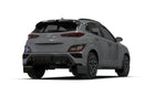 Rally Armor 22-23 Hyundai Kona N-Line Black UR Mud Flap w/Red Logo-2