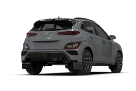 Rally Armor 22-23 Hyundai Kona N-Line Black UR Mud Flap w/Red Logo - 0