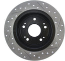 StopTech 09-10 Acura TSX / 08-10 Honda Accord Coupe/05-10 Sedan Right Rear Slotted & Drilled Rotor-8