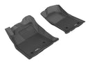3D MAXpider 2005-2011 Toyota Tacoma Reg/ACS/DBL Cab Kagu 1st Row Floormat - Black-1