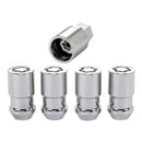 McGard Wheel Lock Nut Set - 4pk. (Cone Seat) 1/2-20 / 3/4 & 13/16 Dual Hex / 1.66in. Length - Chrome-1