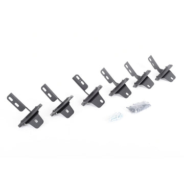 Go Rhino 2021+ Ford Bronco Brackets for RB Running Boards Textured Black - 0