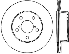 StopTech 05-07 Subaru Impreza WRX/STi Slotted & Drilled Right Rear Rotor
