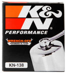 K&N Suzuki / Arctic Cat / Cagiva / Kawasaki / KYMCO / Aprilia 2.813in OD x 3.221in H Oil Filter-6