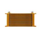 Mishimoto Universal 19 Row Oil Cooler - Gold-9