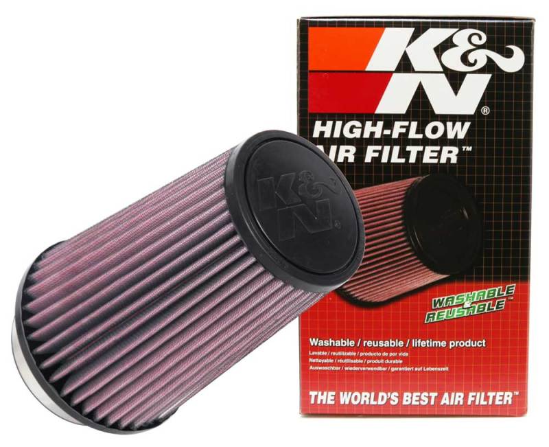 K&N Universal Tapered Filter 3.5in Flange ID x 5.5in Base OD x 4in Top OD x 8in Height