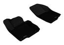 3D MAXpider 2012-2019 Volkswagen Passat Kagu 1st Row Floormat - Black-1
