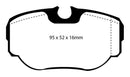 EBC 99-03 Land Rover Discovery (Series 2) 4.0 Greenstuff Rear Brake Pads-1