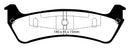 EBC 95-01 Ford Explorer 4.0 2WD Yellowstuff Rear Brake Pads-9