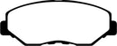 EBC 13-15 Acura ILX 1.5 Hybrid Yellowstuff Front Brake Pads-1