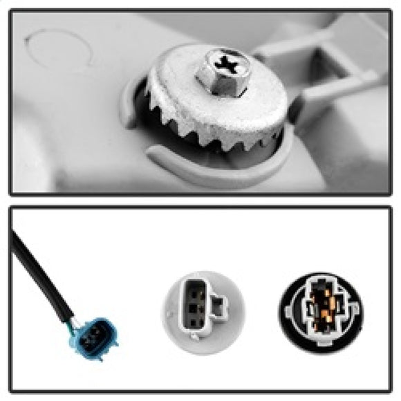 xTune Toyota Tundra Double Cab 05-06 OEM Style Headlights & Corner Lights Black HD-JH-TTUN05-AM-BK