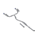MBRP 22-24 Honda Civic SI 1.5L T304 SS 3in Cat-Back Exhaust 2.5in Dual Split Rear w/ Burnt End Tips-1