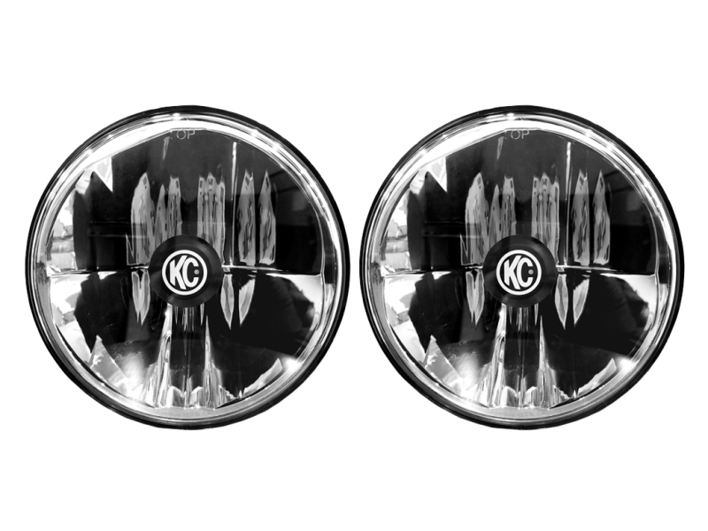 KC HiLiTES 07-18 Jeep JK (Not for Rubicon/Sahara) 7in. Gravity LED DOT Headlight (Pair Pack System) - 0