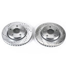 Power Stop 07-17 Jeep Wrangler Front Evolution Drilled & Slotted Rotors - Pair-2