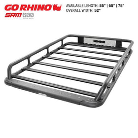 Go Rhino Universal 65in SRM 600 Basket Style Rack - Textured black - 0