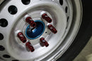 Mishimoto Aluminum Locking Lug Nuts M12x1.5 27pc Set Red-4