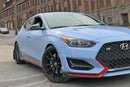 Rally Armor 19-22 Hyundai Veloster N Black UR Mud Flap w/ White Logo-3