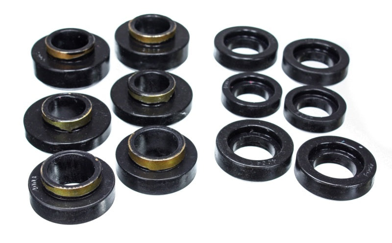 Energy Suspension GM Black Body to Frame Mount and Radiator Support Bushing Set - 0