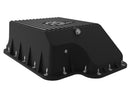 aFe Transmission Pan (Black); Ford Diesel Trucks 03-10 V8-6.0/6.4L (td)-5