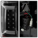 Spyder 04-08 Ford F-150 Projector Tail Lights - Light Bar DRL LED - Black ALT-YD-FF15004V2-LBLED-BK-9