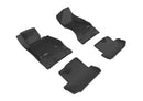 3D MAXpider 2016-2020 Chevrolet Camaro Kagu 1st & 2nd Row Floormats - Black-1
