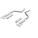 MagnaFlow Axle-Back, SS, 3in, Quad Split Rear 3.5 Tips 2015 Dodge Challenger incl SRT Hellcat-14