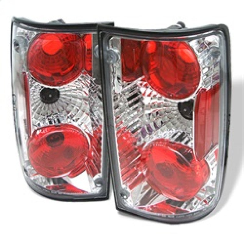 Spyder Toyota Pick Up 89-95 Euro Style Tail Lights Chrome ALT-YD-TP89-C - 0