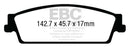 EBC 15+ Cadillac Escalade 6.2 2WD Greenstuff Rear Brake Pads-3