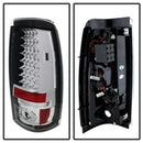Spyder Chevy Silverado 1500/2500 03-06 (Does Not Fit Stepside)LED Tail Lights Chrm ALT-YD-CS03-LED-C-7
