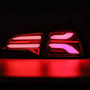 AlphaRex 17-22 Tesla Model 3 PRO-Series LED Tail Lights Jet Black w/Seq Sig-3