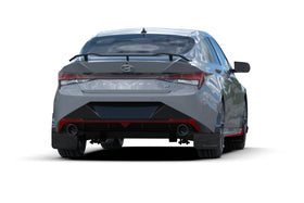 Rally Armor 22-23 Hyundai Elantra N &amp; N Line Black Mud Flap w/Grey Logo - 0