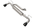 aFe 19-22 Mazda 3 L4 2.5L Takeda 3in to 2-1/2in 304 Stainless Steel Axle-Back Exhaust w/ Black Tip-1