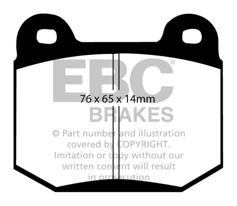 EBC 03-04 Infiniti G35 3.5 (Manual) (Brembo) Bluestuff Rear Brake Pads - 0