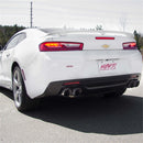 MBRP 2016 Chevy Camaro V8 6.2L 6spd 3in Alum Race Dual Cat Back w/ 4.5in Quad Dual Wall Tips-3