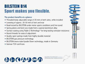 Bilstein B14 2008 Audi TT Quattro Base Front and Rear Suspension Kit - 0