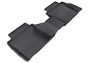 3D MAXpider 2013-2020 Ford/Lincoln Fusion/MKZ Kagu 2nd Row Floormats - Black-1