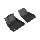 3D MAXpider 2018-2019 Tesla Model 3 Kagu 1st Row Floormat - Black-1