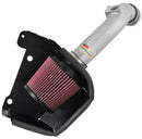 K&N 07 Mitsubishi Lancer L4-2.0L Silver Typhoon Short Ram Intake-1