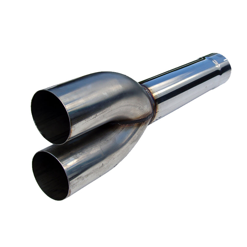 MBRP Universal (not 6.4L Ford Chevy LMM or 6.6L Dodge) Dual Muffler Delete Pipe 4 Inlet /Outlet 27 - 0